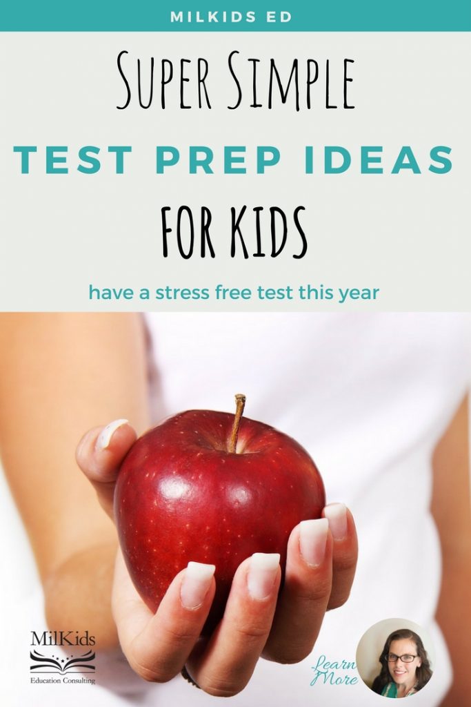 Learn simple ways to help your child test prep without stress for more success!