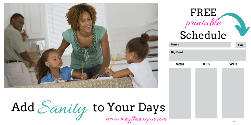 Stay Sane Learning Plan for busy parents during a pandemic!